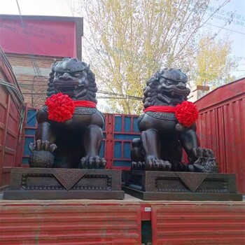 大号铸铜狮子雕塑加工厂家