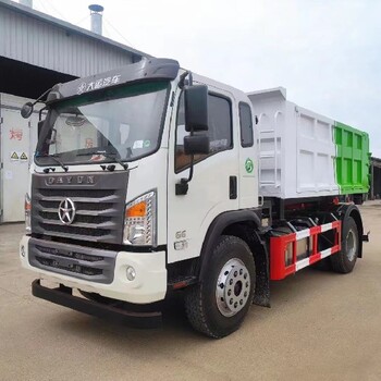 河北廊坊藍(lán)牌建筑勾臂垃圾車(chē)