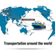 国际长途海运图