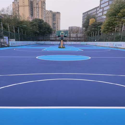 重庆篮球场水性丙烯酸地坪厂家
