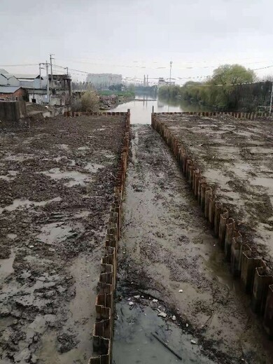 上海12m拉森钢板桩租赁价格一般多少钢板桩出租