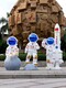 定制大型宇航员雕塑图