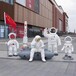 户外宇航员雕塑造型