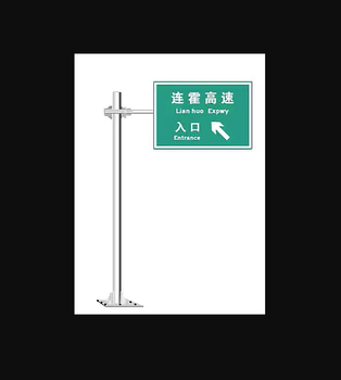 四川遂宁交通标志杆厂家成都道路八角杆监控立杆