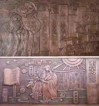 教育主題仿銅浮雕定做廠家