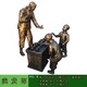 民俗仿铜人物雕塑厂家图