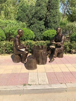 民俗仿銅人物雕塑定做電話