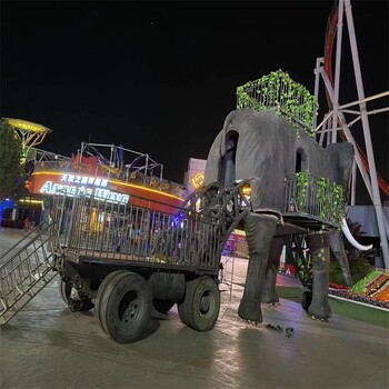 台州大型巡游机械大象出售厂家电话,载人巡游机械大象