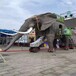 趣味互动大型巡游机械大象展览景区活动引流