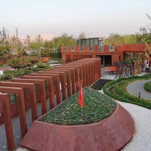 銷售鏤空剪影耐候鋼雕塑使用壽命,鏤空剪影耐候鋼雕塑報價