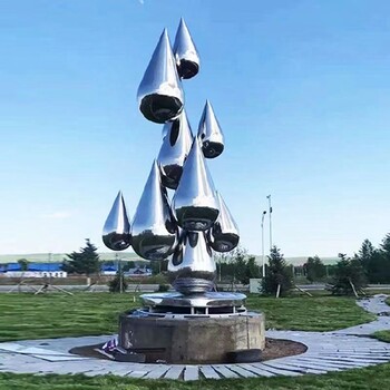 不锈钢创意水滴雕塑使用寿命,定制不锈钢创意水滴雕塑供应商