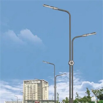 湖北荆州LED路灯本地生产厂家-双臂路灯款式多
