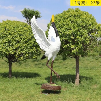 仙鶴雕塑水景仙鶴雕塑現(xiàn)貨