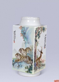 贵州毕渊明瓷器作品款识真品图片