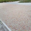 南平公園水洗石地坪、墻面水洗石