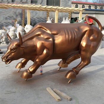 玻璃鋼水牛雕塑耕地牛雕塑園林動(dòng)物擺件