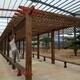 密云屋顶花园设计防腐木花架木廊架原理图