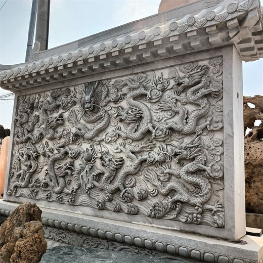 曲陽(yáng)縣仿古石雕影壁墻訂做