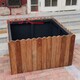 防腐木花箱碳化木花池图