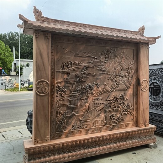 曲阳县园林石雕影壁墙定制厂家