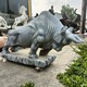 縣動(dòng)物石牛雕塑圖
