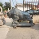 曲阳县青石石牛雕塑，开荒牛雕塑制作厂家,石雕动物大全产品图