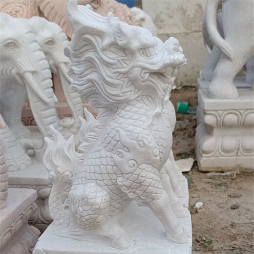中式石雕麒麟現(xiàn)貨