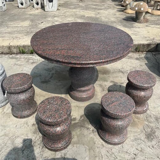 曲阳县大型石桌石凳加工