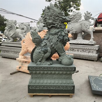 創(chuàng)意石雕麒麟廠家