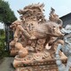 廣場(chǎng)石雕麒麟圖