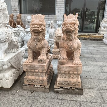 創(chuàng)意石雕麒麟廠家