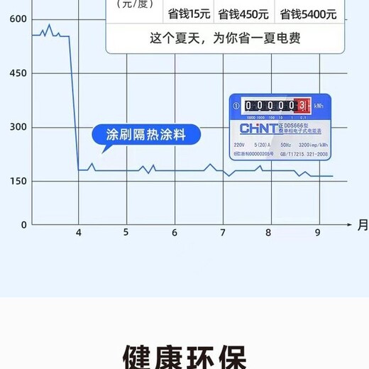 来宾屋顶反射隔热涂料