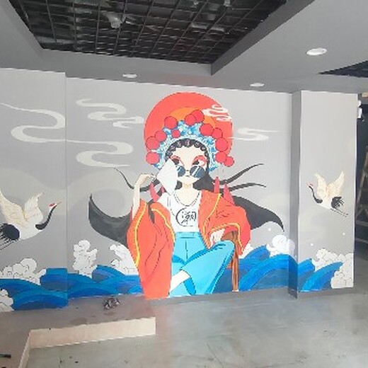 南昌餐厅墙画涂鸦彩绘公司