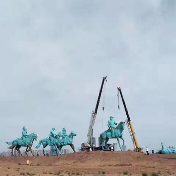 销售内蒙古骑马人雕塑价格,定制内蒙古骑马人雕塑联系方式