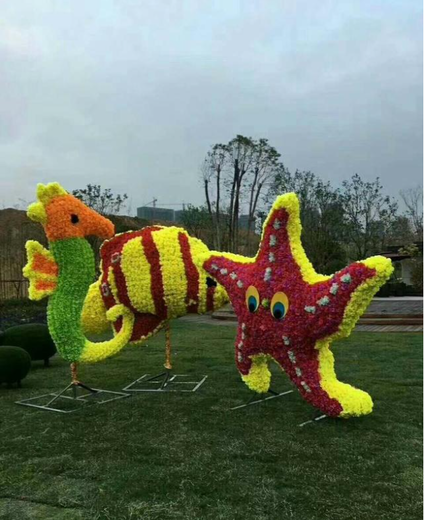 漢中節慶立體花壇制作安裝