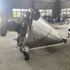 北京小型立式锥形混合机316不锈钢材质碳化树脂混料机