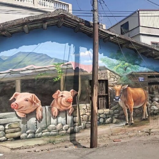 衢州餐厅墙画涂鸦彩绘报价