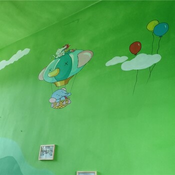 静安地下车库涂鸦彩绘墙绘公司