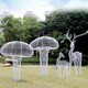 不銹鋼蘑菇雕塑定制圖