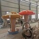 生产不锈钢蘑菇雕塑图