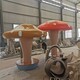 县景区不锈钢蘑菇雕塑图