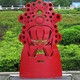 縣戲曲臉譜雕塑圖