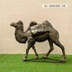 从事铸铜骆驼雕塑图