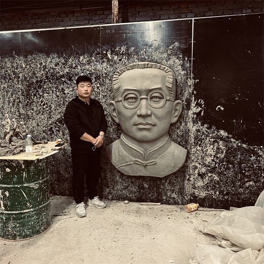 玻璃鋼陶行知雕塑古代名人雕像廠家