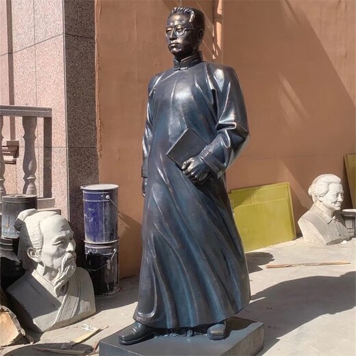 陶行知真人雕像古代名人雕像制作