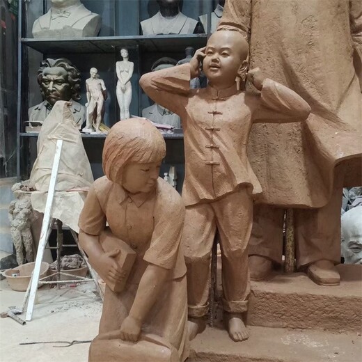 铸铜陶行知雕像校园主题雕塑定做