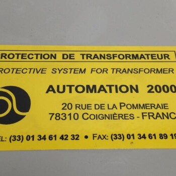 法國原廠AUTOMATION2000介電油位下降DGPT2變壓器保護繼電器