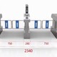 枣庄智能通道闸道闸定制,栅栏道闸产品图