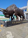 制作鑄銅孺子牛雕塑施工方式,定制鑄銅孺子牛雕塑使用壽命