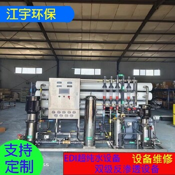 漯河江宇1吨/小时工业反渗透设备厂家支持定制
